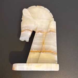 Marble Horse Head Bookend